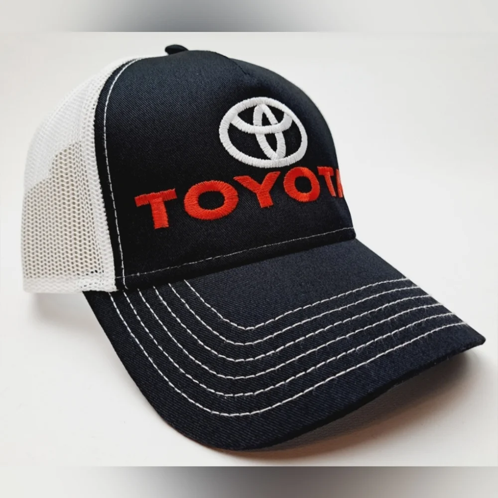 Toyota Racing TRD GRMN PRO TEQ Retro Vintage Style Embroidered Trucker Hat Cap